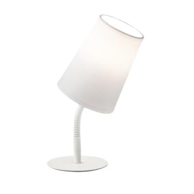 LAMP. DA TAVOLO IN METALLO COLORE BIANCO